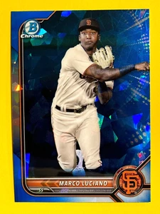 Marco Luciano 2022 Bowman Chrome Prospects Sapphire #BCP-247 Giants - Imagen 1 de 2