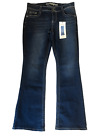 Brand New Copper Flash Curvy Mid Rise Bootcut Luna Wash Denim Bling Jeans Size 1