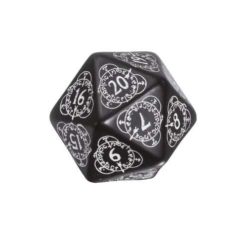 Juego De Cartas - Contador De Niveles - 1 Pieza - W20 - Negro Y Blanco - Imagen 1 de 1