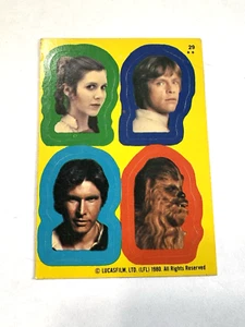 1990 Star Wars The Empire Strikes Back Luke Sticker #29 - Picture 1 of 2
