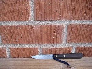 Cuchillo de corte de acero al carbono forjado vintage de 3" de la década de 1970 ** sin marcar ** martillos - Imagen 1 de 5