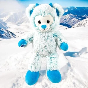 Build a Bear Blue Blast Frost Snow Monster Yeti Retired BABW Stuffed Animal - Picture 1 of 16
