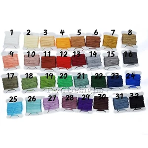 15 Fuß 0,8 mm Nylonschnur Satin Schnur Chinesisch Knüpfen Leder Nähen Seil Rolle Spule - Bild 1 von 65