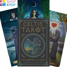 CELTIC TAROT CARDS DECK ESOTERIC TELLING KRISTOFFER HUGHES LLEWELLYN NEW