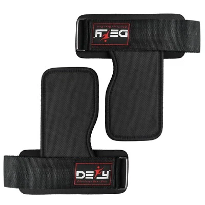 DEFY Gimnasio Levantamiento de Pesas Correas Entrenamiento de Potencia Agarre Entrenamiento Muñequeras Guantes Foto 1 de 4