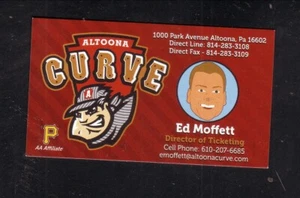 Tarjeta de visita de béisbol de ligas menores Altoona Curve Altoona Pennsylvania - Imagen 1 de 1