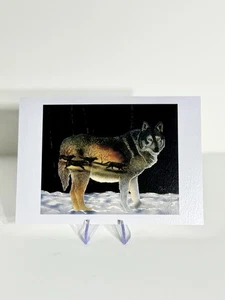 Leanin’ Tree Greeting Card Indian Heritage Mother Wolf Blank Card  - Picture 1 of 4