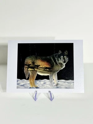 Leanin’ Tree Greeting Card Indian Heritage Mother Wolf Blank Card  - Image 1 of 4
