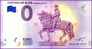 ***N°3333*** TRES RARE NUMERO QUADRUPLE / BILLET 0 € / 0 € SCHEIN / UEAJ 2018-2 - Picture 1 of 1