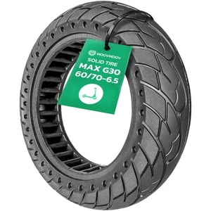 MOOVMOOV Solid Tire 10x2.5 for Ninebot G30 Max E-Scooter - Replaces Tubeless ... - Picture 1 of 6