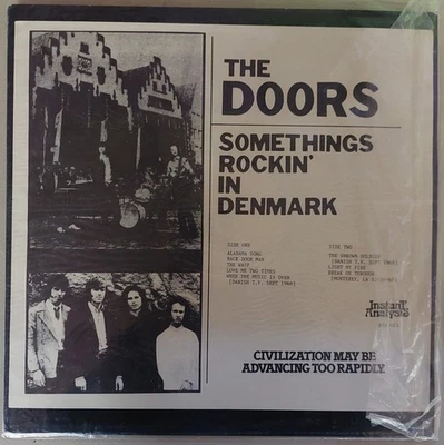 THE DOORS SOMETHINGS ROCKIN' IN DENMARK WHITE LABEL-vinyl, record, album, -LP/EX - Image 1 of 3