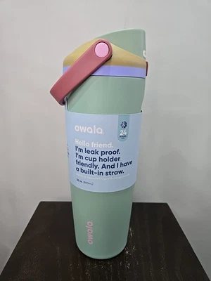 Бутылка для воды Owala FreeSip Sway из нержавеющей стали / 30 унций / цвет: полевой цветок - Изображение 1 из 4