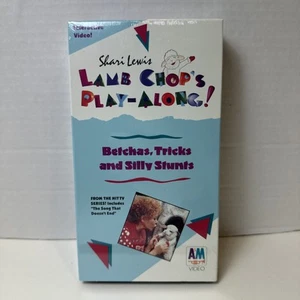 NEW Lamb Chop’s Play Along! VHS Betchas, Tricks and Silly Stunts Shari Lewis - Picture 1 of 5