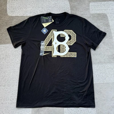 Brooklyn Dodgers Shirt Mens XL MLB Baseball Nike Jackie Robinson 42 Dri-FIT - Image 1 of 4
