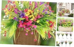 Artificial Faux Outdoor Flowers Plants for Summer Outside Decoration, 14 - Picture 1 of 8