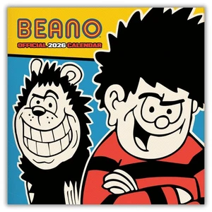 2026 Calendar Beano Classic Month to View Square Calendar Official Product - Picture 1 of 7