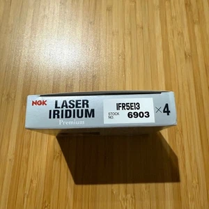 4 x Genuine NGK IFR5E13 / 6903 Laser Iridium Premium Spark Plugs New  - Picture 1 of 4