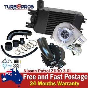 Turbo de actualización, intercooler, caja de aire + kit de tuberías para Nissan Patrol ZD30 3,0 L - Imagen 1 de 14