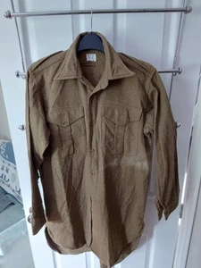 Vintage British Army Wool Shirt Size 4 - Picture 1 of 3
