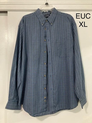 Camisa de vestir puritana a cuadros con botones talla XL usada en excelente estado para hombre Foto 1 de 2