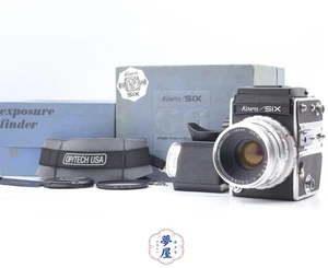 [NEUWERTIG in BOX] KOWA SIX 6x6 MF Filmkamera WLF, Belichtungssucher + 85mm Objektiv JAPAN - Bild 1 von 24