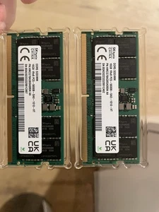 32GB (2x16GB) SK Hynix DDR5-5600MHz SODIMM Laptop RAM - HMCG78AGBSA092N - Tested - Bild 1 von 2