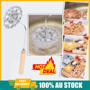 Cake Maker Cookie Bake Mold Swedish Rosette Iron Tool Waffle Bunuelos DIY Mould - Picture 1 of 18