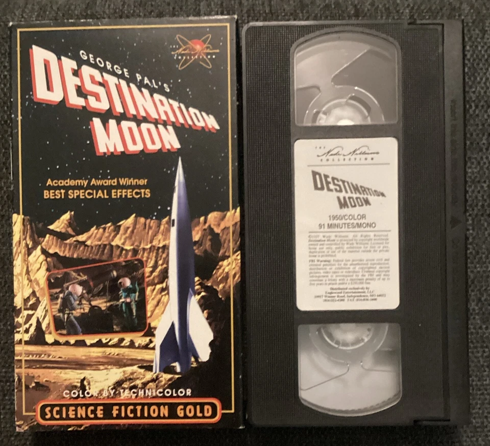Destination Moon VHS Movie Video Cassette Tape - Image 1 of 1