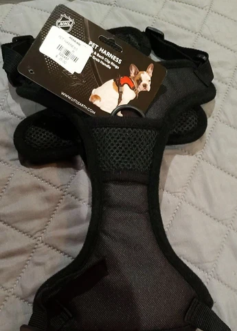 PITTSBURGH PENGUINS PET HARNESS WITH FRONT AND BACK CLIP RINGS AND GRAB HANDLE Cover