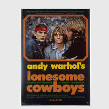 Andy Warhol Rare Original 1978 Lonesome Cowboys Poster