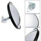 Wide Angle Wall Mount Convex PC Mirror w/ Bracket Corner Security Blind Spot 12"