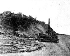 New Civil War Photo: Vintage View of Steamboat at Natchez, Mississippi - 6 Sizes