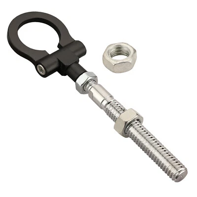 Gancho de remolque invertido negro para Ford Mustang 19-23, Edge 15-23, Explorer 20-23 Foto 1 de 4