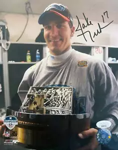 Jake Delhomme Carolina Autographed Photo 8x10 JSA - Picture 1 of 1