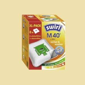 Staubsaugerbeutel Swirl M 40 XL-Pack - 8 Beutel - für Miele (Typ GN), Hoover - Bild 1 von 1