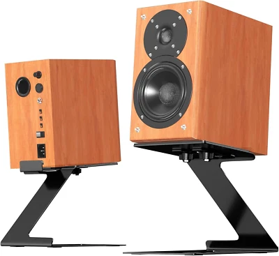 Desktop Speaker Stands Pair, Speaker Riser for Most Small & Medium Bookshelf Spe - Image 1 of 4