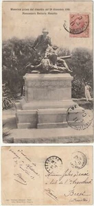 MESSINA - MONUMENTO BATTERIA MASOTTO - VIAGG. 1913 -47378- - Picture 1 of 1
