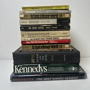 KENNEDY Family 13 Book Lot - Remembering Kennedy, Ted Kennedy, To Seek A Newer - Bild 1 von 4