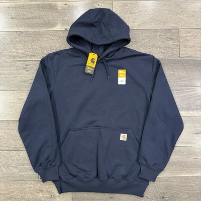 NWT Carhartt Rain Defender Hoodie Loose Fit Heavyweight Navy TS0615-M Mens Sz M - Image 1 of 4