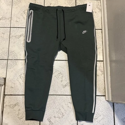 Novo Nike Tech Fleece Joggers Reflexivo Vintage Verde Masculino Tamanho 4XL FZ0762-338 - Imagem 1 de 4