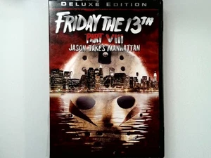 Friday the 13th Part VIII Jason Takes Manhattan DVD 1989 Deluxe Edition - Picture 1 of 2