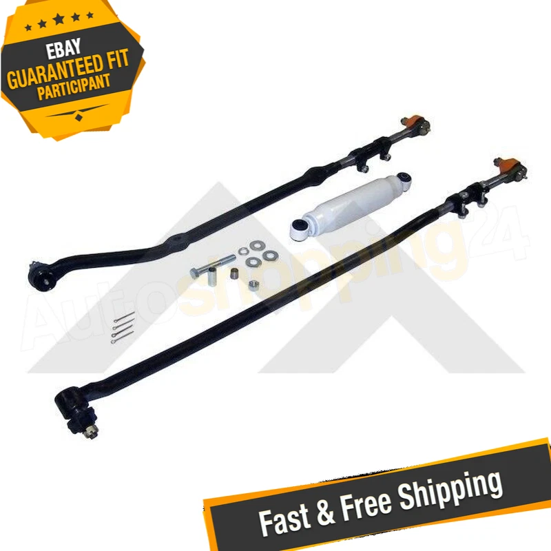 Kit de dirección Crown RT21007 HD con estabilizador para Jeep Wrangler TJ 1997-2006 Foto 1 de 4