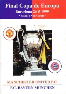 PROGRAMA PIRATA UEFA CHAMPIONS LEAGUE FINAL 1999 Manchester United v Barcelona - Imagen 1 de 1