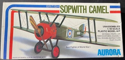 Aurora Sopwith Camel 751 1/48 Open Model Kit ‘Sullys Hobbies’ - Image 1 of 2
