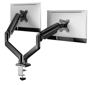 ErGear Dual Monitor Stand up to 32” Bending Adjustable Dual Monitor Mount Steel - Picture 1 of 3