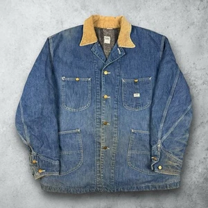 Chaqueta de trabajo Lee vintage años 60 forrada sanforizada envejecida Union Chore - Imagen 1 de 7