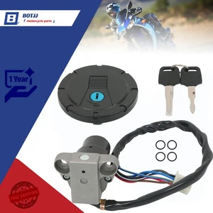 NEW Fuel Gas Cap Ignition Switch For Kawasaki KMX125 1986-2000 KMX200 1987-1991 - Picture 1 of 13