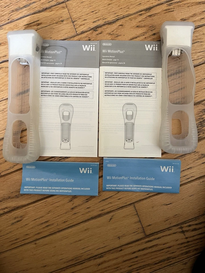  Adaptador Nintendo Wii Motion Plus con funda y manuales originales  Foto 1 de 2