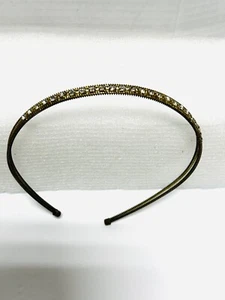Antique Style Prong Rhinestone Headband One Size VTG - Picture 1 of 10