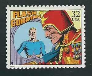 Scott #3000-p.. 32 Cent....Comics...Flash Gordon...4 Stamps - Picture 1 of 1
